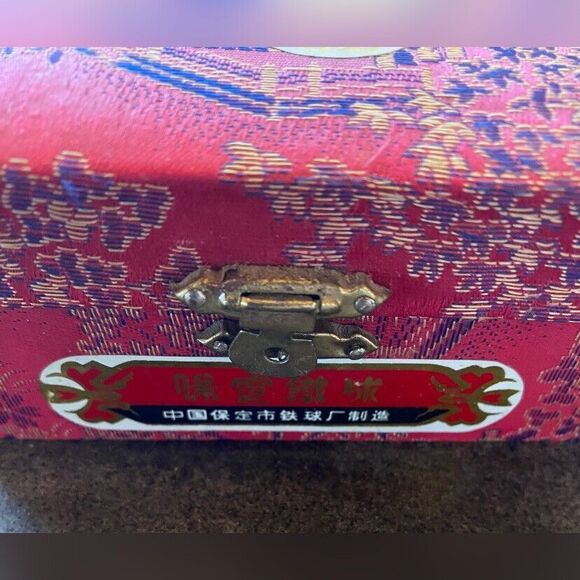 Shouxing Chinese Balls Chiming Meditation Massage Chrome In Box - Picture 3 of 5